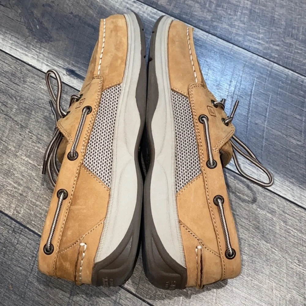 Authentic Sperry Top Sider men's designer leather boat shoes sz 7